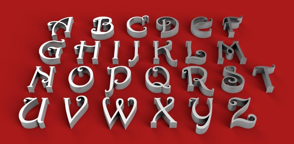 3D Letters
